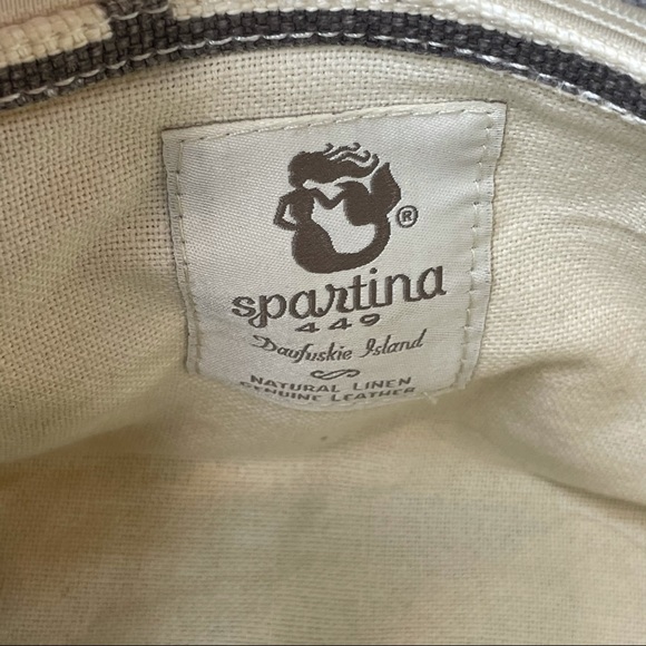 NWOT Spartina 449 Greek Key Island Linen Tote - Picture 11 of 15